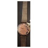 Vince Camuto Rose Gold Snake Mesh Wristwatch