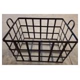 Metal Wire Storage Basket With Handles