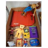 Box Lot of Assorted Toys and Electronics