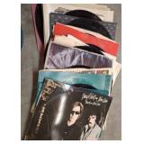 Vinyl Records with Assorted Sleeves