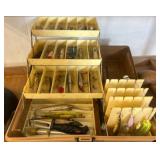 Tackle Box with Assorted Fishing Lures