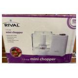 Rival 1.5-Cup Mini Chopper and Glass Bowls