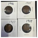 Indian Head Pennies, 1902-1908