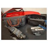 Minolta and Sony Video Cameras with Bags