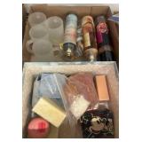 Frosted Mugs, Fragrance Sprays, and Soaps