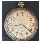 Elgin Pocket Watch with Ornamental Case