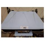 Rolling Foldable Basket With Telescoping Handle