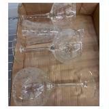 Etched Glass Stemware Selection