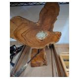 Wood Slice Sculpture with Decorative back scratche