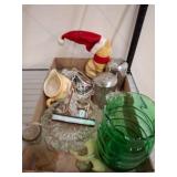 Decorative Items and Glassware Lot