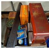 Decorative Tins and Metal Sign