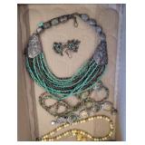Beaded and Metal Jewelry Pieces