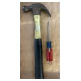 Claw Hammer with Plastic Screwdriver