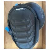 Kobalt Black Knee Pads with Adjustable Straps