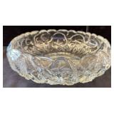 Fenton Chrysanthemum Pattern Glass Bowl
