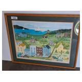 Framed Print by D. Mayo, 1990 w6