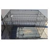 Metal Pet Kennel with Sliding Tray