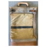 Canvas and Leather Golf Ball Shag Bag