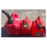 Red Plastic Gas Cans With Spouts