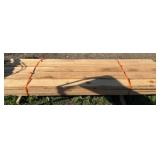 Bundle of Unfinished Hardwood Lumber 1x6x10