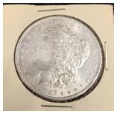 1887 Morgan Silver Dollar in Cardboard Holder