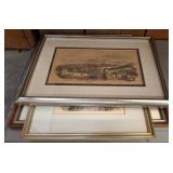 Framed Prints: Historic Architectural Illustration