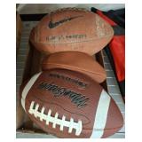Three Footballs, Various Brands