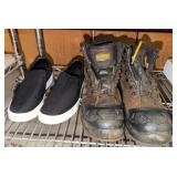 DeWalt Work Boots and Nike Slip-On Shoes