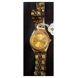 Citizen Quartz Yellow-Tone Watch with Link Band
