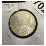 1878-S Morgan Silver Dollar Coin