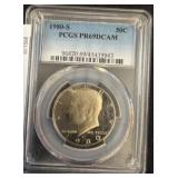 1980-S Kennedy Half Dollar PCGS PR69DCAM