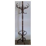 Wooden Coat Rack with Multiple Hooks