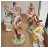 Porcelain Figurines Depicting People