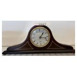 Mantel Clock with Quartz Movement, Wood Finish