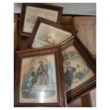 Framed Prints with Varied Scenes and Subjects