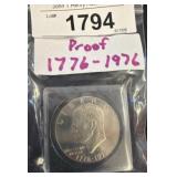1776-1976 Eisenhower Bicentennial Dollar Proof