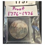 1776-1976 Eisenhower Bicentennial Proof Coin