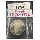 1976 Proof Eisenhower Bicentennial Dollar Coin