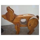 Wooden Piggy Bank