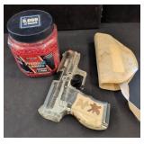Airsoft Gun with Ammo and Fabric Holster