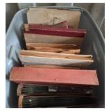 Vinyl Records in Storage Bin