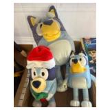 Bluey Themed Plush and Plastic Toy Assortment