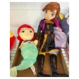 Disney Plush Toys Featuring Ariel and Anna