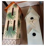Decorative Birdhouses in Painted Designs