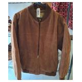 Brown Suede Jacket by John Harbour, Size L
