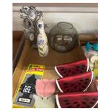 Decorative Items with Photo Frame and Vase