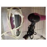Hair Dryer and Black+Decker Steam Iron