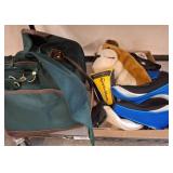 Bag, Golf Head Covers, and Plush Bulldog Head Cove