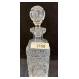 Cut Glass Decanter with Stopper