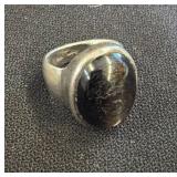 Sterling Silver Mood Stone Ring, Size 7